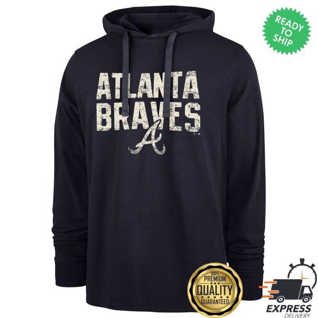 Rally House Atlanta Braves Mens Blue Erosion Hoodie 2026