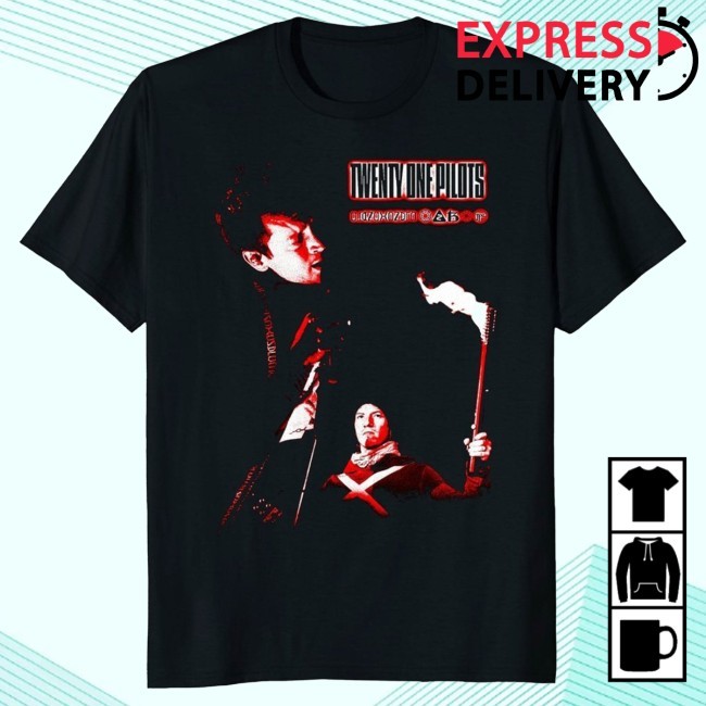 Official Twenty One Pilots Red And Black New T-Shirt - Twenty One Pilots