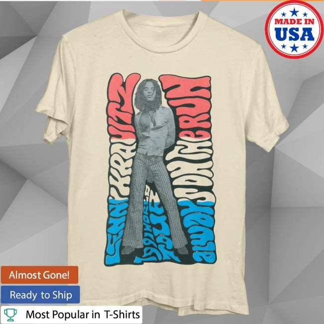 Official Lenny Kravitz Merch Store Wavy World Tour Tshirt