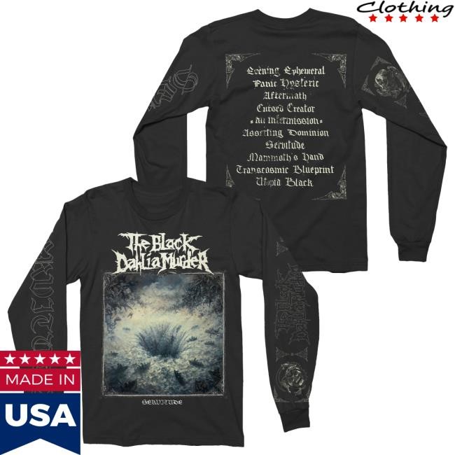 Official Night Shift Merch Store Shop The Black Dahlia Murder - Servitude Long Sleeve Shirt Nightshift Merch