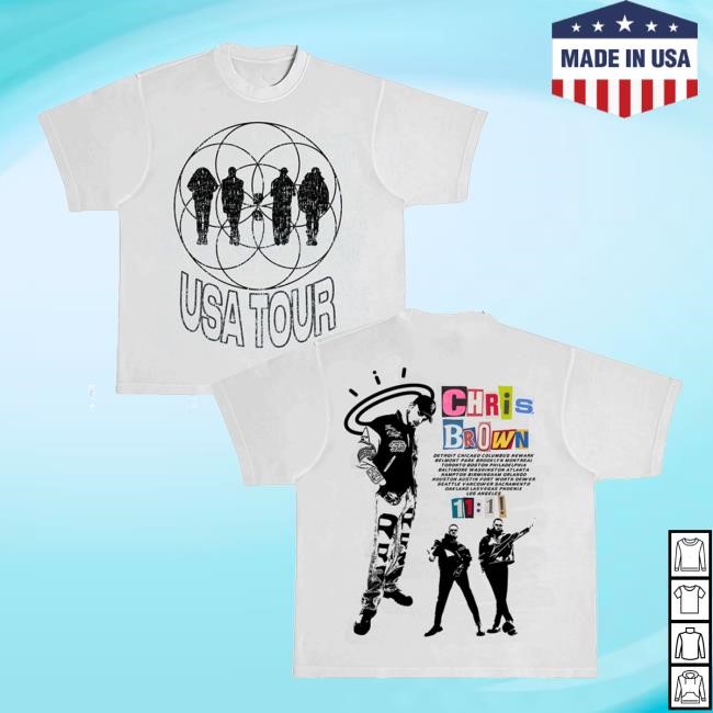 Chris Brown Official Merch Shop 11:11 Usa Tour S/S Shirt Chris Brown Store Merchandise Chrisbrownworldstore