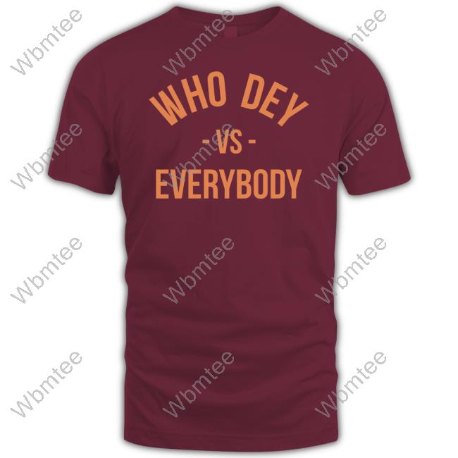 Lfgcincy Merch Who Dey Vs Everybody Crewneck Sweatshirt