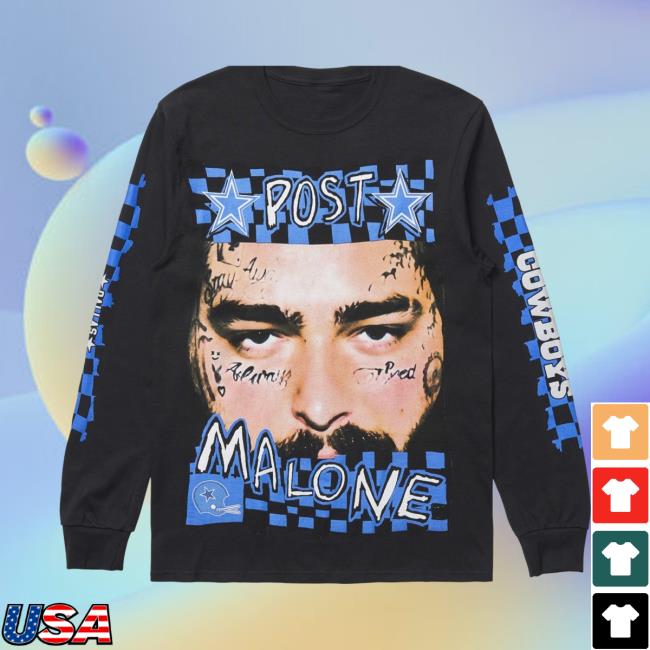 Post Malone collaborates on new line of Dallas Cowboys Shirt