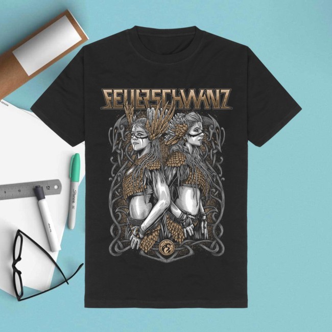 Feuerschwanz Store New Shirt Female Warriors