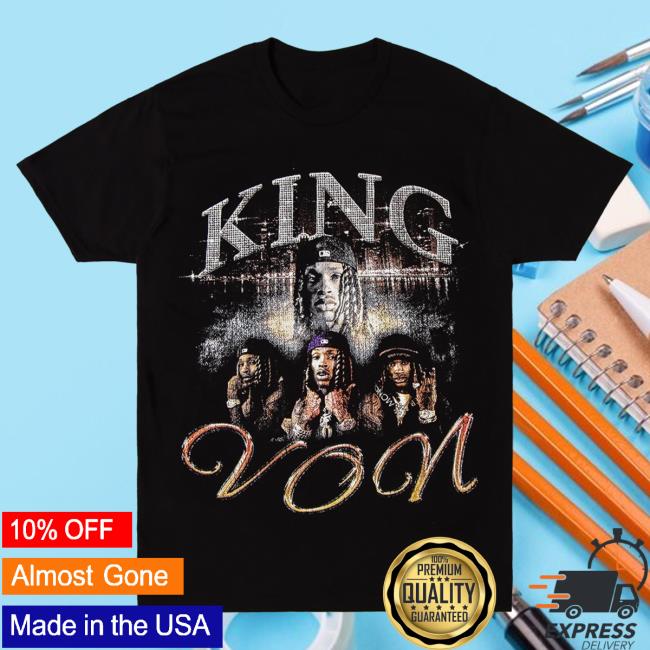 Official King Von Merch Store Vons City Tshirt Black King Von Apparel Clothing Shop KingVon