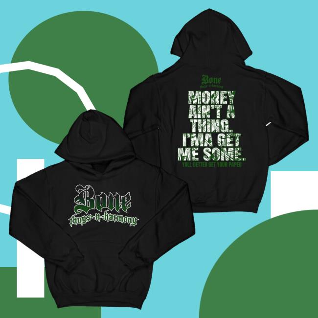 Official Merch Bar Store Bone Thugs-N-Harmony Get Your Paper "Black" Sweatshirt MerchBar BoneThugsnHarmony Apparel Clothing Shop