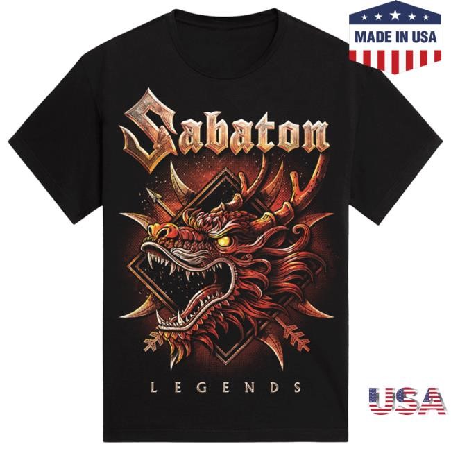 Official Sabaton Merch Store Sabaton A Tiger Among Dragons Tee Sabaton Shop