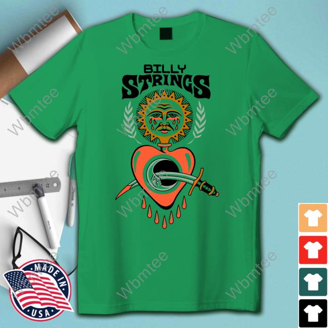 Billy Strings Merch #9 Sun Heart T Shirt