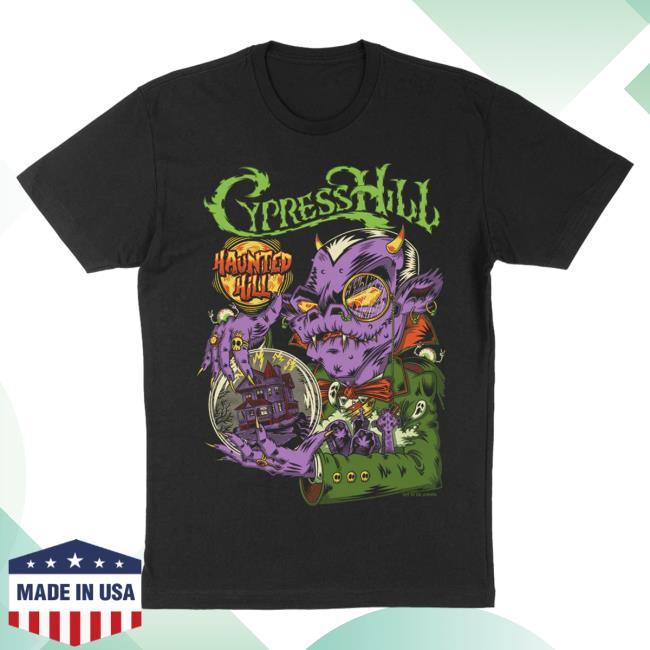 Official Cypress Hill Merch Cypress Haunted Hill 2023 Event Shirts CypressHill