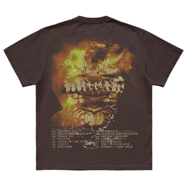 Slipknot Official Store Merch Vol. 3 Tracklistr Tshirt Slipknot Music Clothing Shop Official Apparel