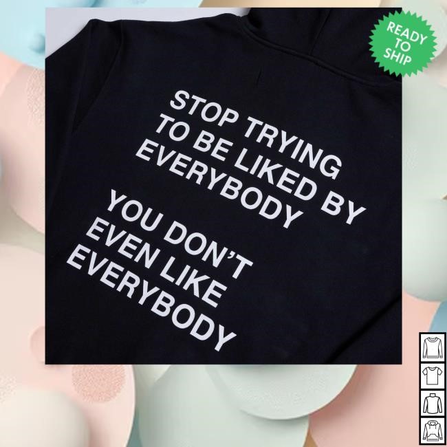 Official WNRS Merch Store We're Not Really Strangers Stop Trying Hooded Sweatshirt