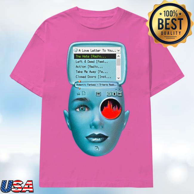 Official 1400 Club Trippie Redd Merch Store Trippie Redd Radio Head Popover Shirt Pink Trippie Redd Apparel Clothing Shop TrippieRedd 1400Club