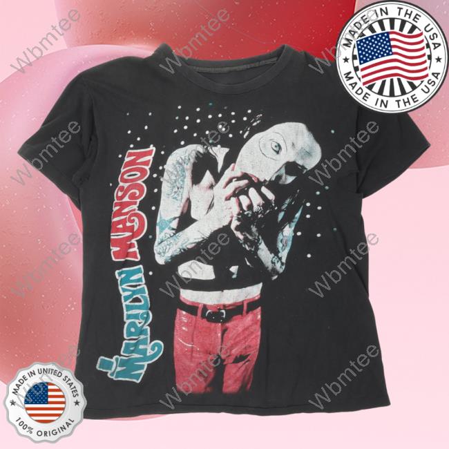 Official Justin Reed Vintage Marilyn Manson Antichrist Superstar T-Shirt Black Justinreed