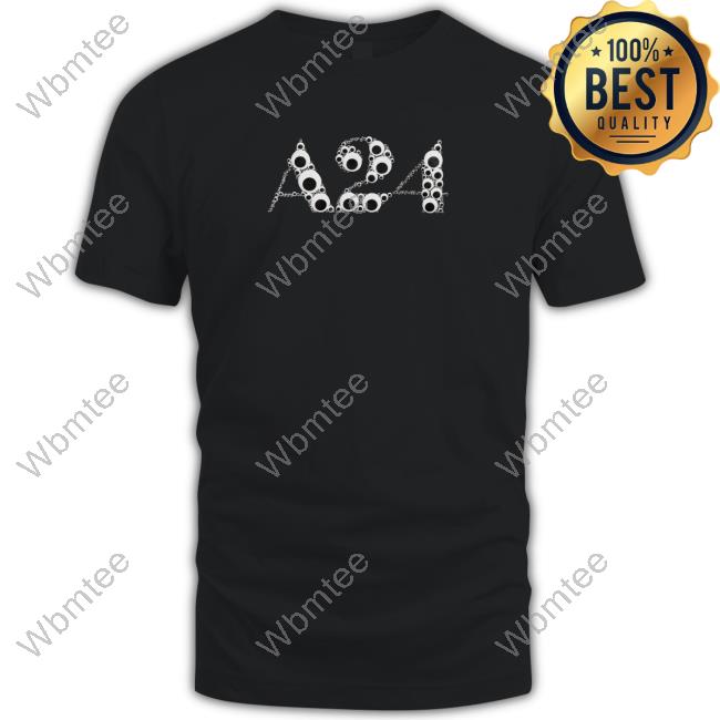 Official Everything Everywhere All At Once Merch Black Googly Eye Puff Logo Hoodie
