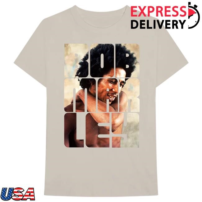 Official Bob Marley Store Shop Bob Marley Photo Cut-Out T-Shirts