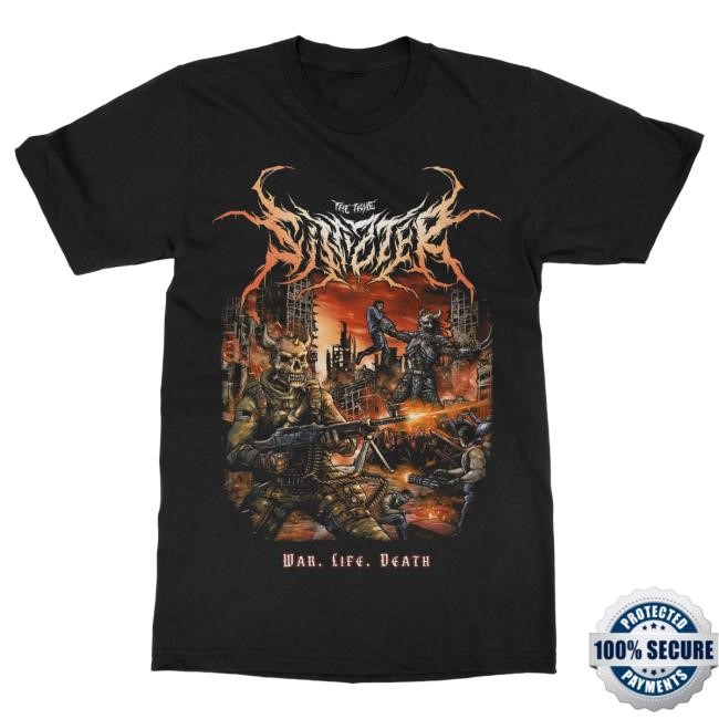 Official IndieMerchstore Sinizter "War, Life, Death" New Shirt Indie Merch Store