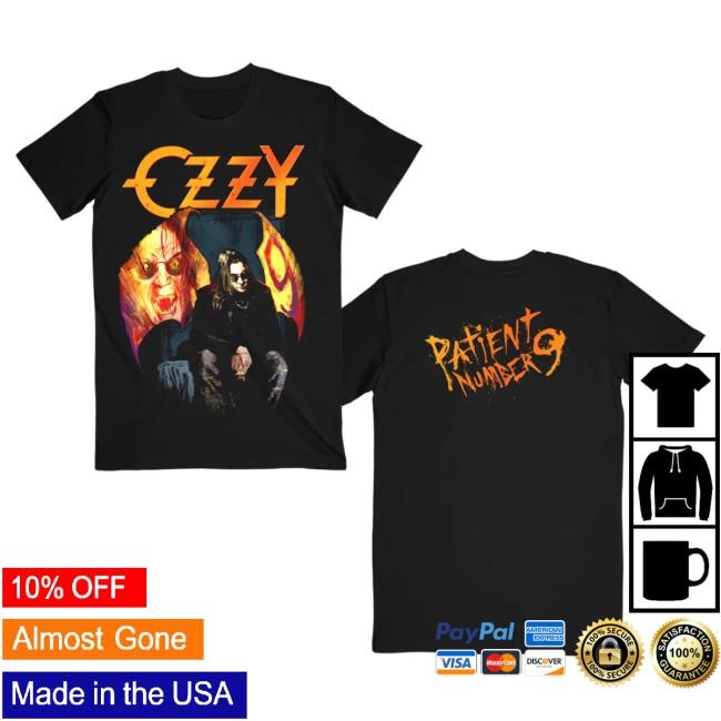 Ozzy Osbourne Patient No 9 Wings of 9 Tees Ozzy Osbourne Merch Store Shop Official