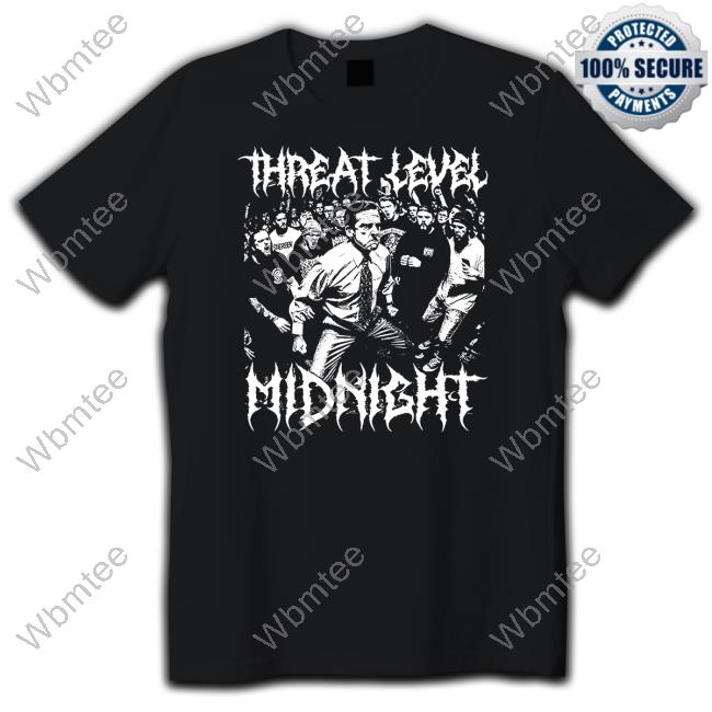 Shitheadsteve Threat Level Midnight Shirt