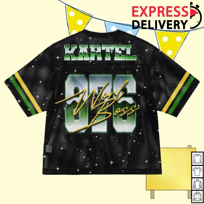 Official Vybz Kartel Merch Store Worl Boss Mesh Tshirt