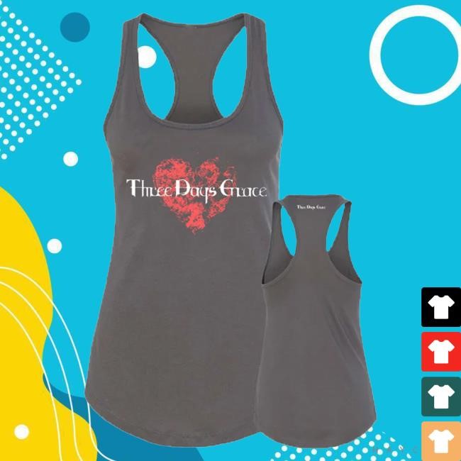 Officia Three Days Grace Merch EXPLOSIONS Three Days Grace Racerback Ladies Tank Shirts Three Days Grace Store Shop
