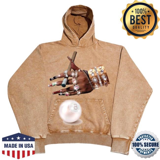 Official Noissey Merch Noissey High Quality Play Pearl Billiard Print Hooded Sweatshirt