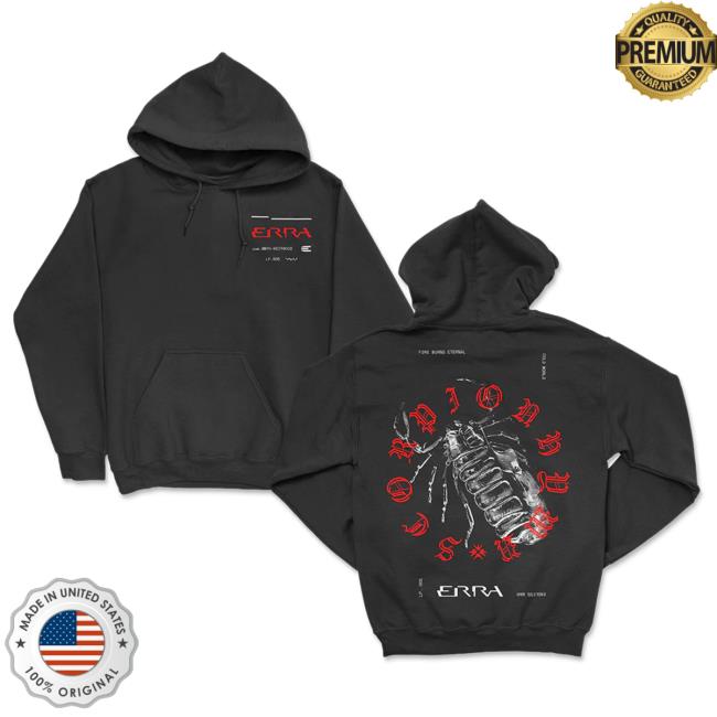 Official Erra Merch Erra Scorpion Hymn Sweatshirt Black
