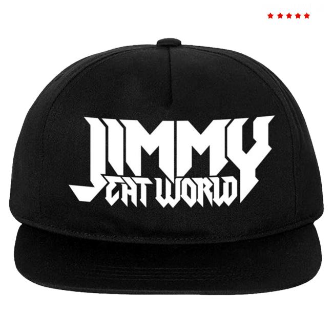 Official Jimmy Eat World Merch Something Loud Logo Snapback Cap (Black)