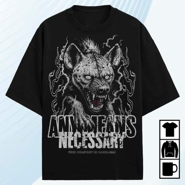 Official Any Means Necessary Merch Lurker Hooded Sweatshirt