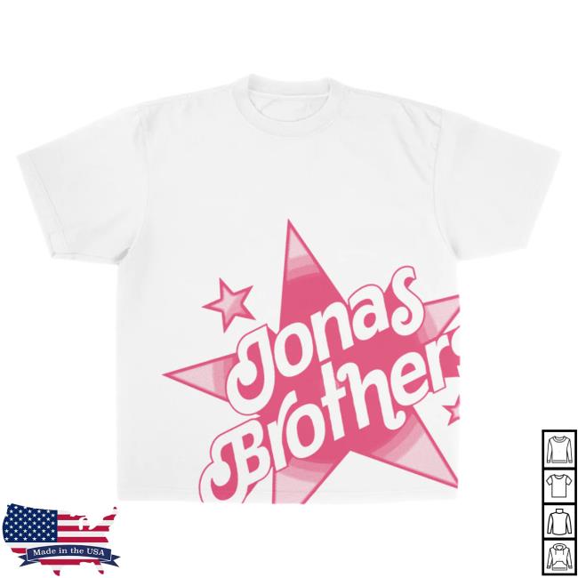 Jonas Brothers Merch Shades Of Pink Shirt New