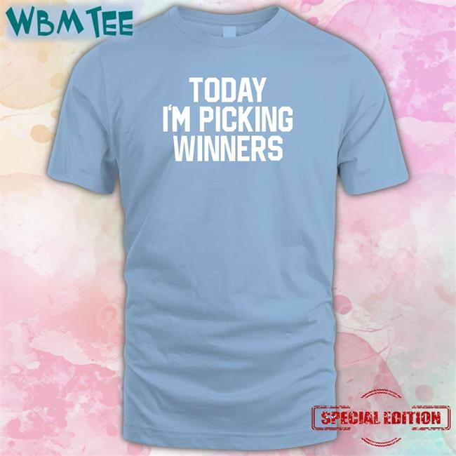 Barstool Sports Today I'm Picking Winners Long Sleeve Shirt Black