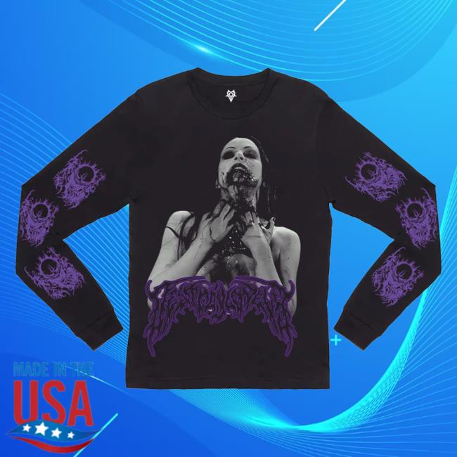 Official Destroy Lonely Merch Bloody Neck Long Sleeve