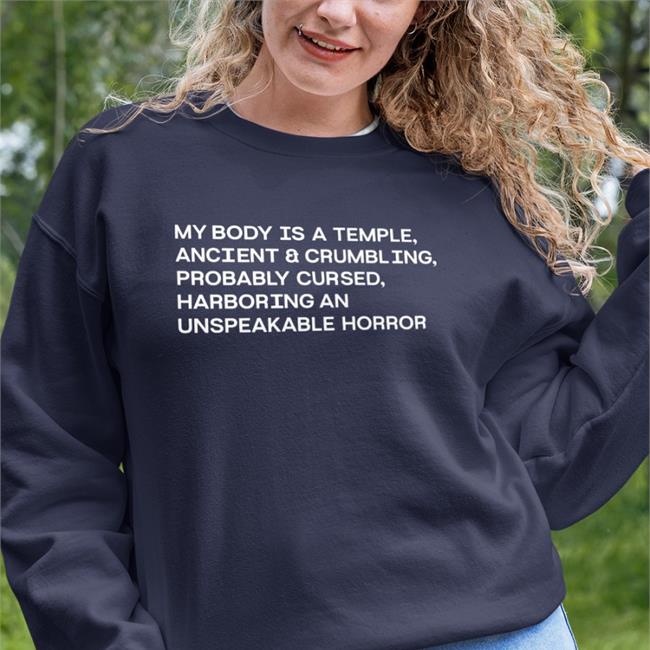 Void Merch My Body Is A Temple Ancient & Crumbling Shirts