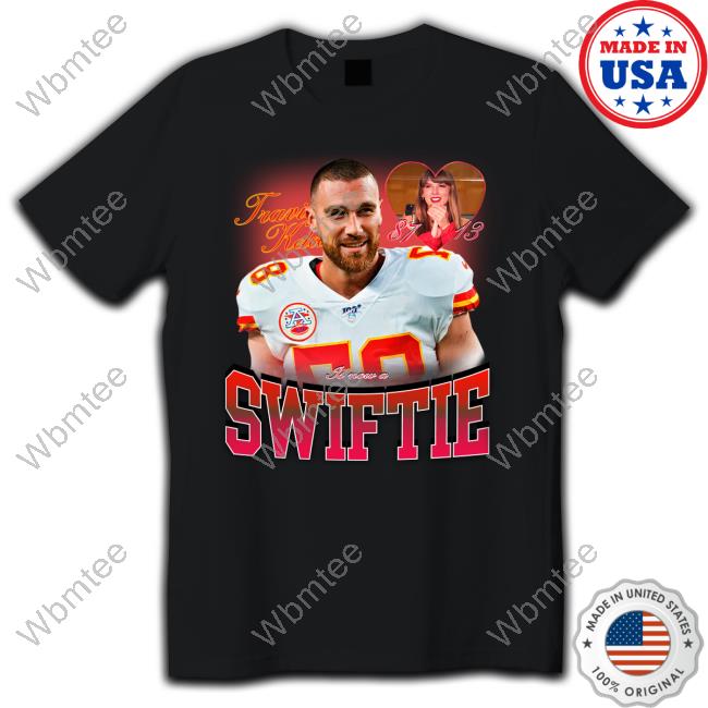 Official Taylor Swift Travis Kelce Is Now A Swiftie 87 13 Tee Shirt