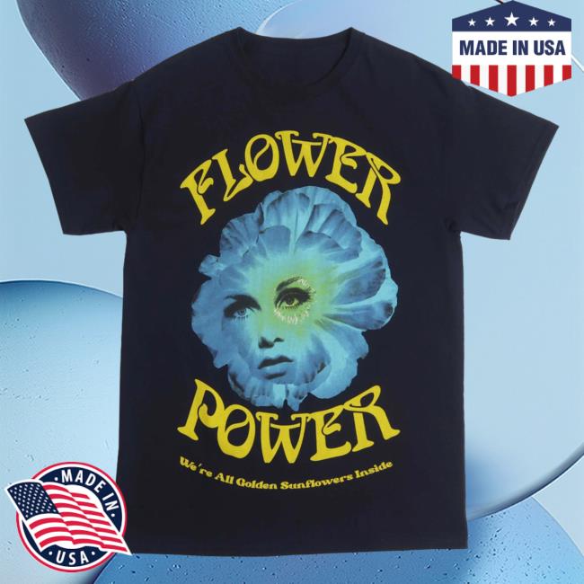 Official Altru Apparel Clothing Flower Power We're All Golden Sunflowers Inside Tees