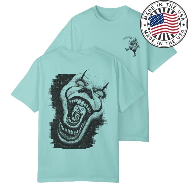 Official Heavy Spoilers 'Dancing Clown' Double-Sided Chalky Mint Hot Shirt