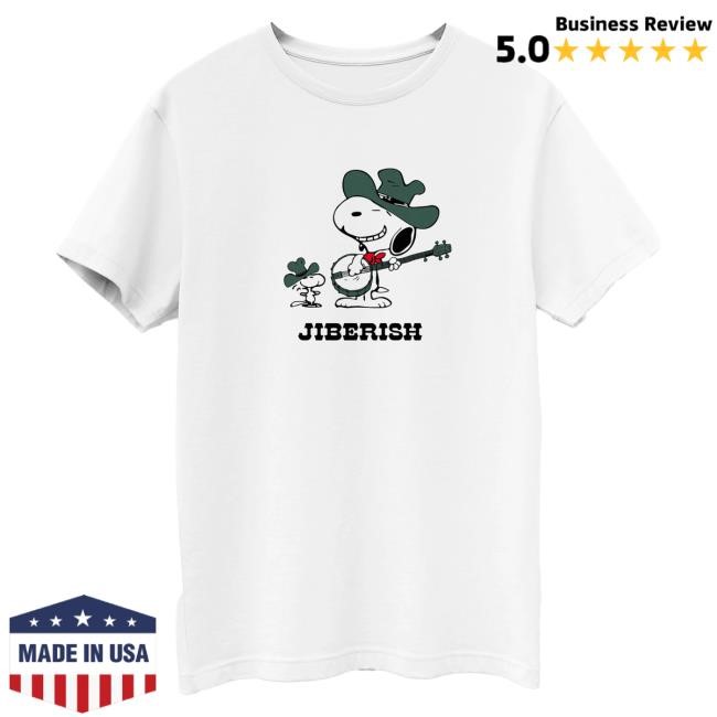 Official Jiberish Clothing Pickin' Supima White Shirt 2025