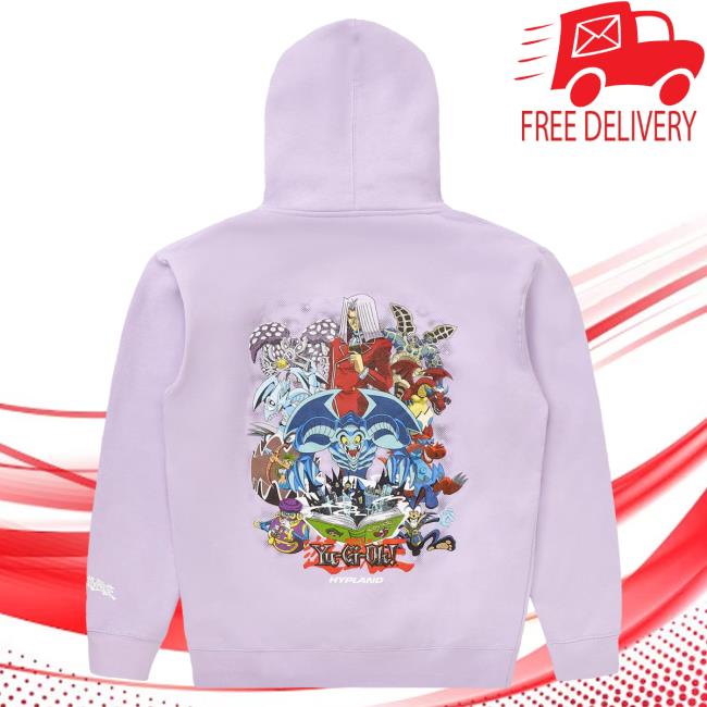 Official Hypland Clothing Merch Store Hypland Yugioh Pegasus Monsters Pullover Hoodie (Lavender)