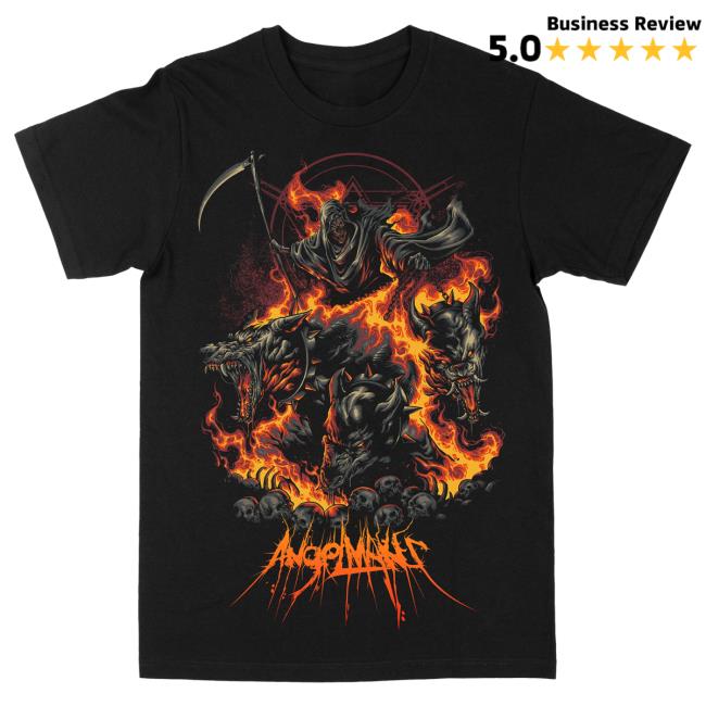 Official Indie Merch Store Shop AngelMaker "Hellhound" New Shirt IndieMerchStore