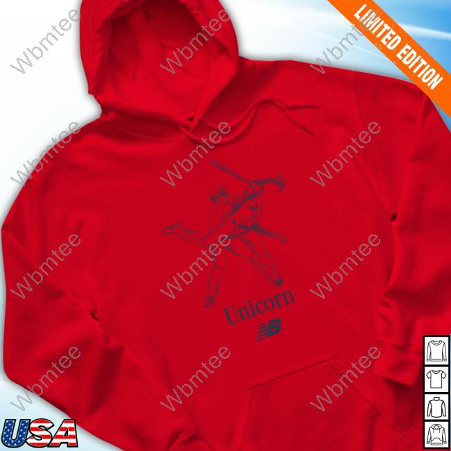 New Balance Shohei Ohtani Unicorn Red Hoodie