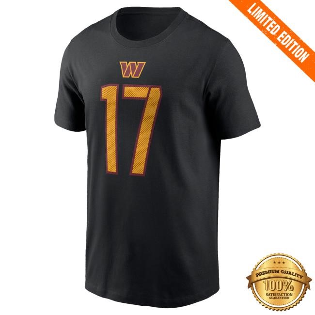 Official Men's Nike Terry McLaurin Black Washington Commanders Player Name & Number Tees