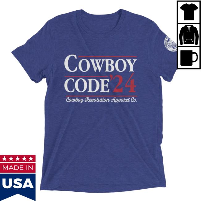 Cowboy Revolution Apparel "Cowboy Code '24" Cowboy Revolution Shirt