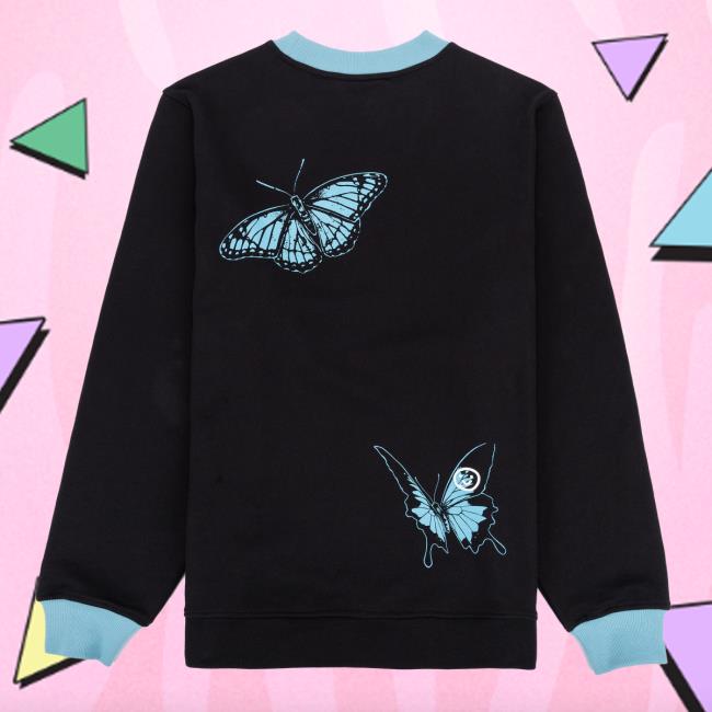 Official Aimsey Merch Store Stay Hopeful Butterflies Vitage Sweatshirts