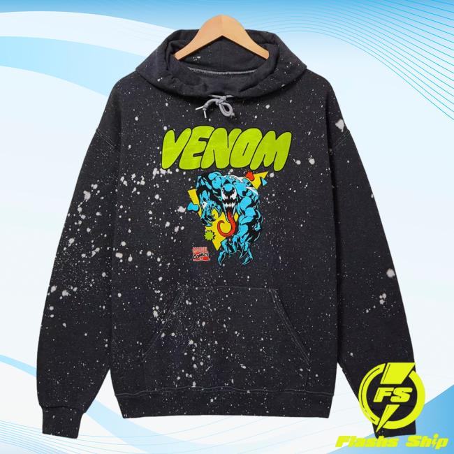 Box Lunch Apparel Venom Portrait Acid Wash Hoodies Boxlunch Clothing Store Shop Merch Exclusive