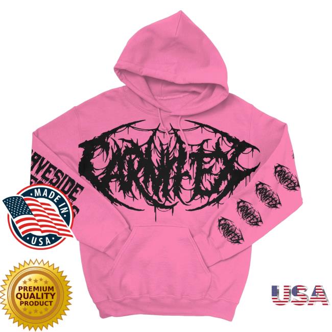 Official Indie Merch Store Carnifex Slam Logo (Azalea) Hoodie IndieMerchStore