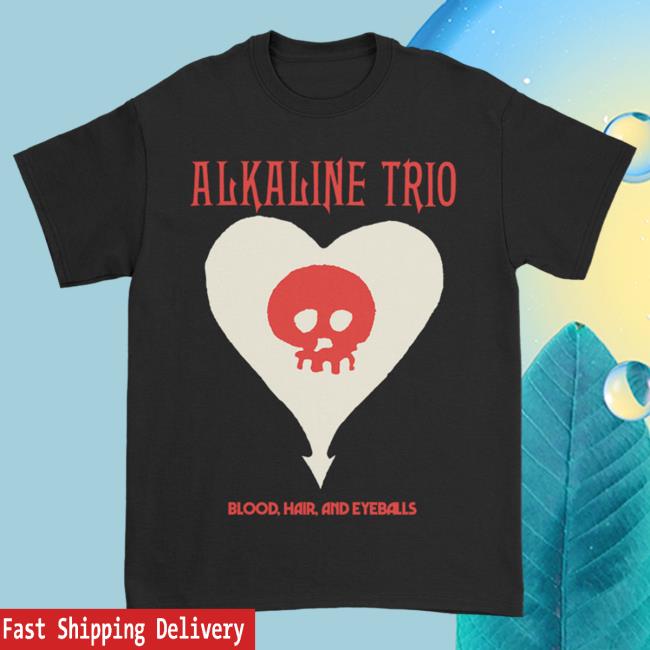 Official Alkaline Trio Merch Store Shop Alkaline Trio BHE Heartskull T-Shirt (Black)