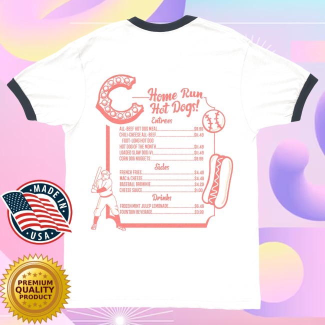 The Lost Bros Casey's Menu Ringer T Shirt The Lost Bros Merch