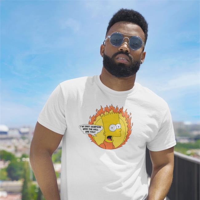 The Simpsons I'm Sart Sampson Who The Hell Are You Hoodie Poorly Translated Shirts Bart Simpson