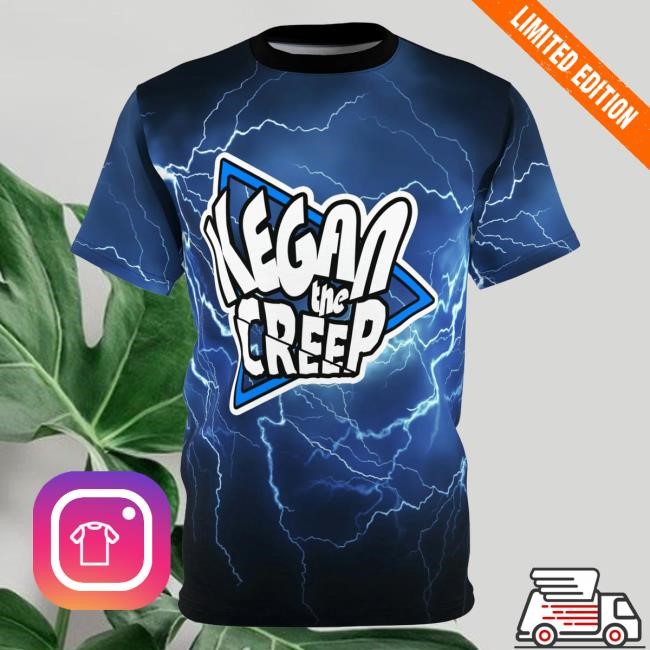 Official Creep Cast Merch Kegan The Creep Lightning All-Over Print Attractive Shirt CreepCast
