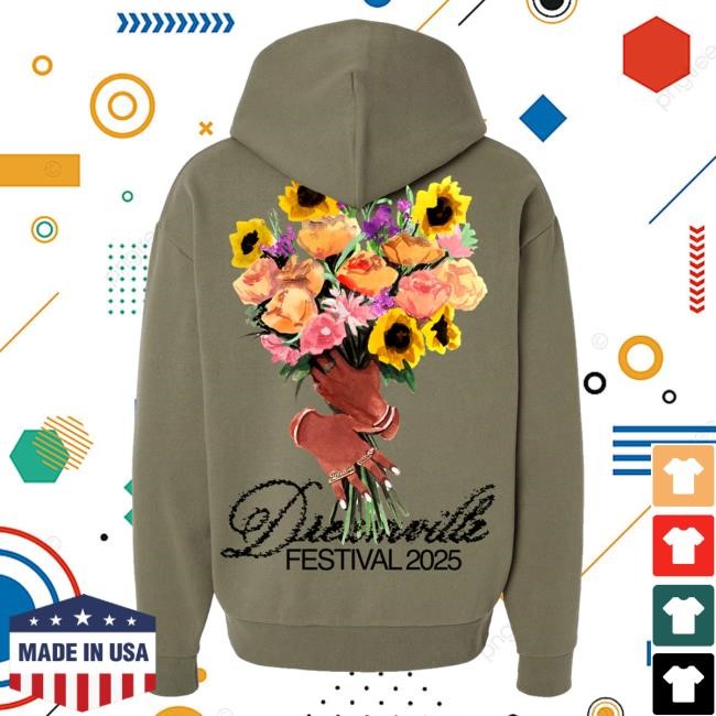 Official Dreamville Festival DV 25 Bouquet Olive Hood