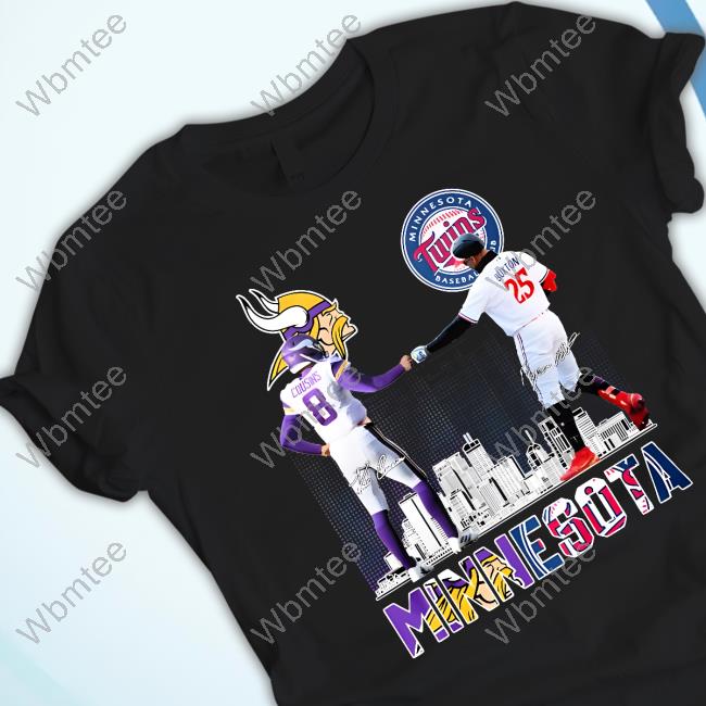Kirk Cousins And Byron Buxton Signatures Hoodie